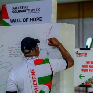 Race photo from WALK FOR PALESTINE