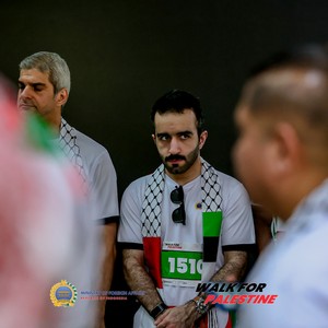 Race photo from WALK FOR PALESTINE