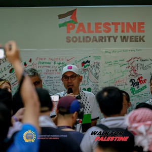 Race photo from WALK FOR PALESTINE