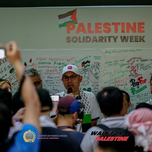 Race photo from WALK FOR PALESTINE