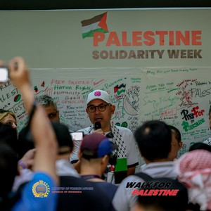 Race photo from WALK FOR PALESTINE