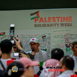 Race photo from WALK FOR PALESTINE
