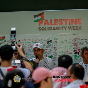 Race photo from WALK FOR PALESTINE