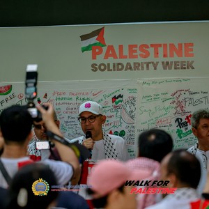 Race photo from WALK FOR PALESTINE