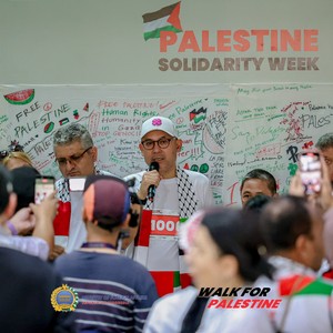 Race photo from WALK FOR PALESTINE