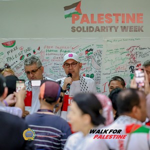 Race photo from WALK FOR PALESTINE