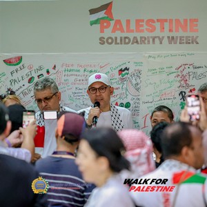 Race photo from WALK FOR PALESTINE
