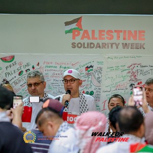 Race photo from WALK FOR PALESTINE
