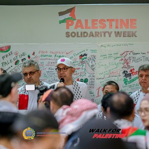 Race photo from WALK FOR PALESTINE