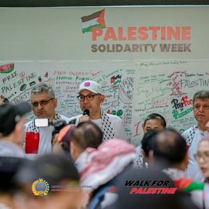 Race photo from WALK FOR PALESTINE
