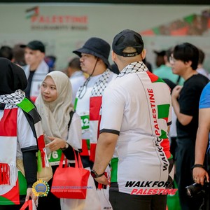 Race photo from WALK FOR PALESTINE