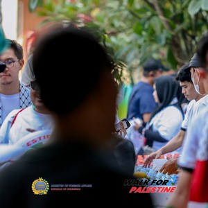 Race photo from WALK FOR PALESTINE