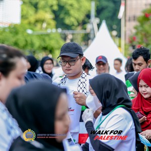 Race photo from WALK FOR PALESTINE