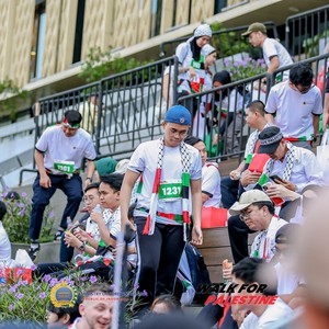 Race photo from WALK FOR PALESTINE