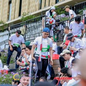 Race photo from WALK FOR PALESTINE