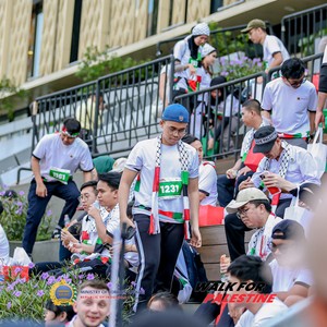 Race photo from WALK FOR PALESTINE