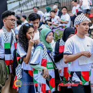 Race photo from WALK FOR PALESTINE