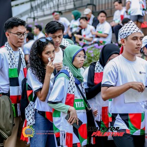 Race photo from WALK FOR PALESTINE