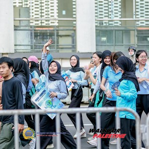 Race photo from WALK FOR PALESTINE