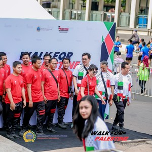 Race photo from WALK FOR PALESTINE