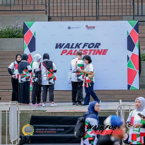 Race photo from WALK FOR PALESTINE