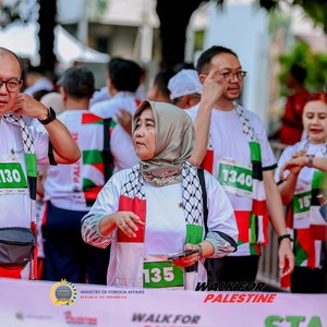 Race photo from WALK FOR PALESTINE