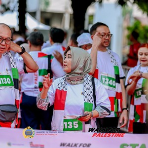 Race photo from WALK FOR PALESTINE
