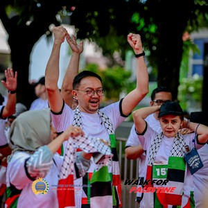 Race photo from WALK FOR PALESTINE