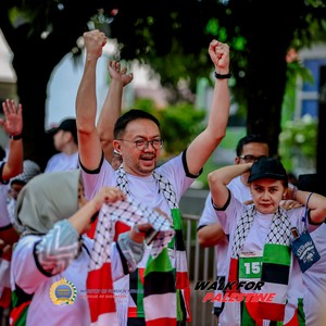 Race photo from WALK FOR PALESTINE