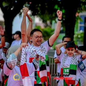 Race photo from WALK FOR PALESTINE