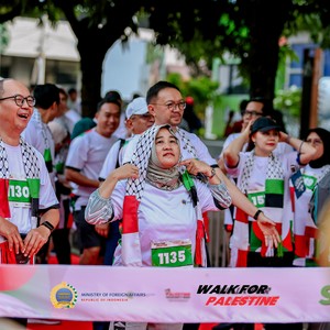Race photo from WALK FOR PALESTINE
