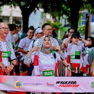 Race photo from WALK FOR PALESTINE