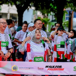 Race photo from WALK FOR PALESTINE
