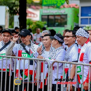 Race photo from WALK FOR PALESTINE