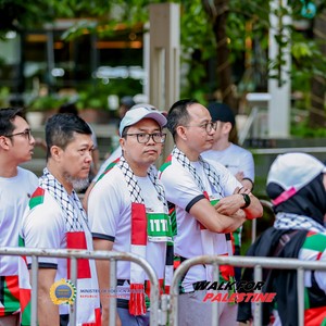 Race photo from WALK FOR PALESTINE