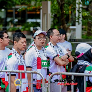 Race photo from WALK FOR PALESTINE