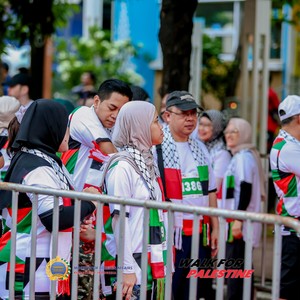 Race photo from WALK FOR PALESTINE
