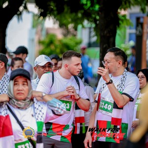 Race photo from WALK FOR PALESTINE