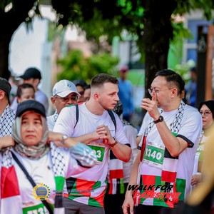 Race photo from WALK FOR PALESTINE