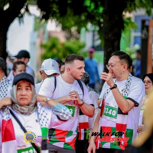 Race photo from WALK FOR PALESTINE