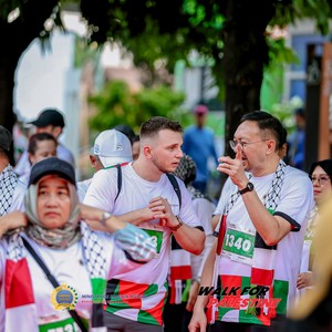 Race photo from WALK FOR PALESTINE