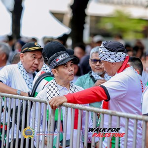 Race photo from WALK FOR PALESTINE