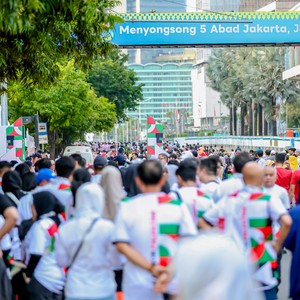 Race photo from WALK FOR PALESTINE