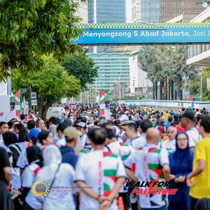 Race photo from WALK FOR PALESTINE