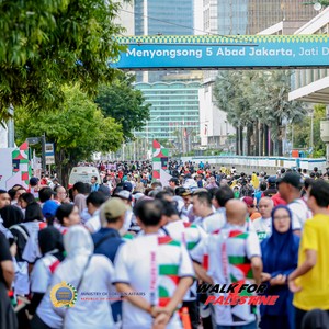 Race photo from WALK FOR PALESTINE