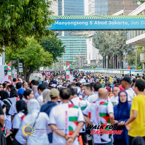 Race photo from WALK FOR PALESTINE