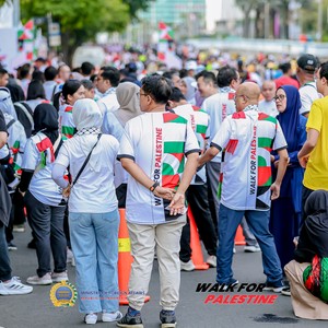 Race photo from WALK FOR PALESTINE
