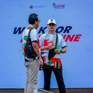 Race photo from WALK FOR PALESTINE
