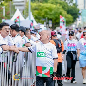 Race photo from WALK FOR PALESTINE