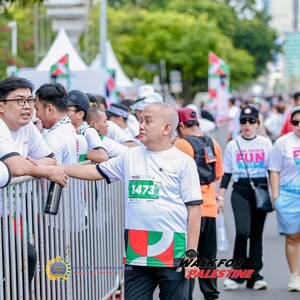 Race photo from WALK FOR PALESTINE